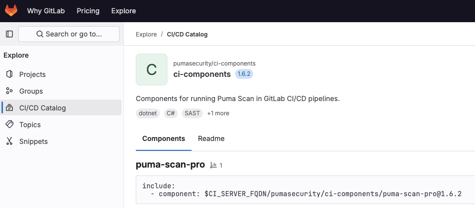 Puma Scan GitLab CI Component